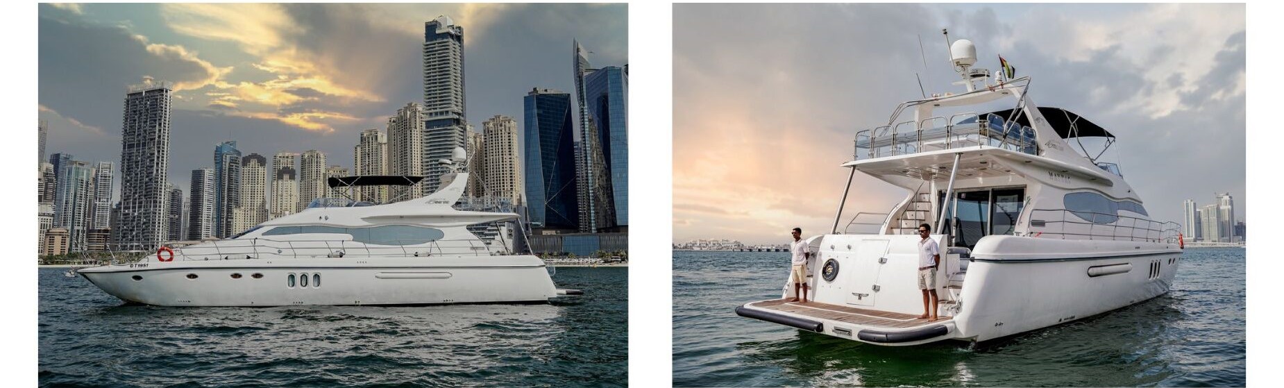 75ft yacht outer deck